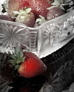 Strawberries_BW_Color