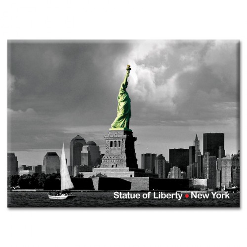 ID-7340 Statue of Liberty and Downtown Manhattan