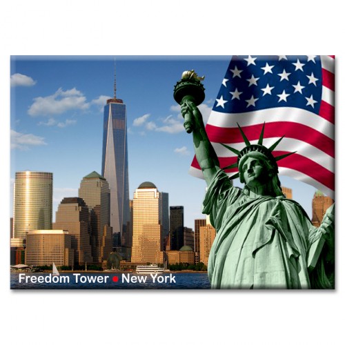 ID-7015 Statue of Liberty Freedom Tower