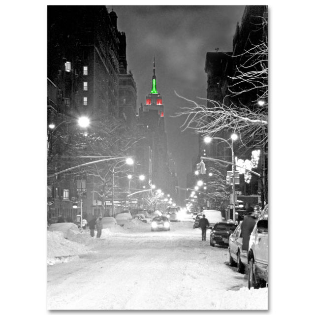BMC-3202 Empire State Building Christmas BMC-3202 Empire State Building Christmas NYC Boxed Cards Set of 12