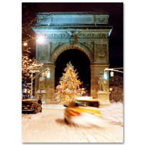 BMC-3201 Washington Arch Christmas NYC Boxed Cards Set of 12 BMC-3201 Washington Arch Christmas NYC Boxed Cards Set of 12