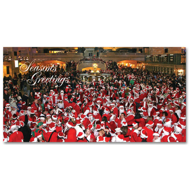 MCH-3220 Santacon Grand Central MCH-3220 Santacon Grand Central NYC Christmas Money Card Set of 6