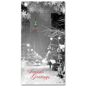 MCH-3306 Empire State Building NYC MCH-3306 Empire State Building NYC Christmas Money Card Set of 6